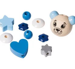 Kinder KNORR prandell Holzperlen|Perlen>Schnullerketten Holzperlen "Teddy"
