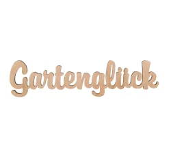 HALBACH Décopatch|Brandmalerei>Schriftzug "Gartenglück"