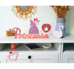 Kinder Gomille Holz|Décopatch>Schriftzug "Princesse"