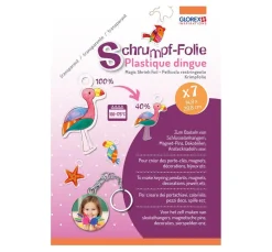 Kinder GLOREX Weiteres|Bastelfolie>Schrumpffolie "DIN A5"