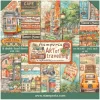 Stamperia Farb- & Motivblöcke|Scrapbooking>Scrapbook-Block "Art of Travelling"