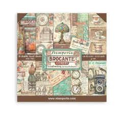 Stamperia Farb- & Motivblöcke|Scrapbooking>Scrapbook-Block "Brocante Antiques"