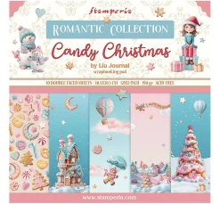 Stamperia Farb- & Motivblöcke|Scrapbooking>Scrapbook-Block "Candy Christmas"