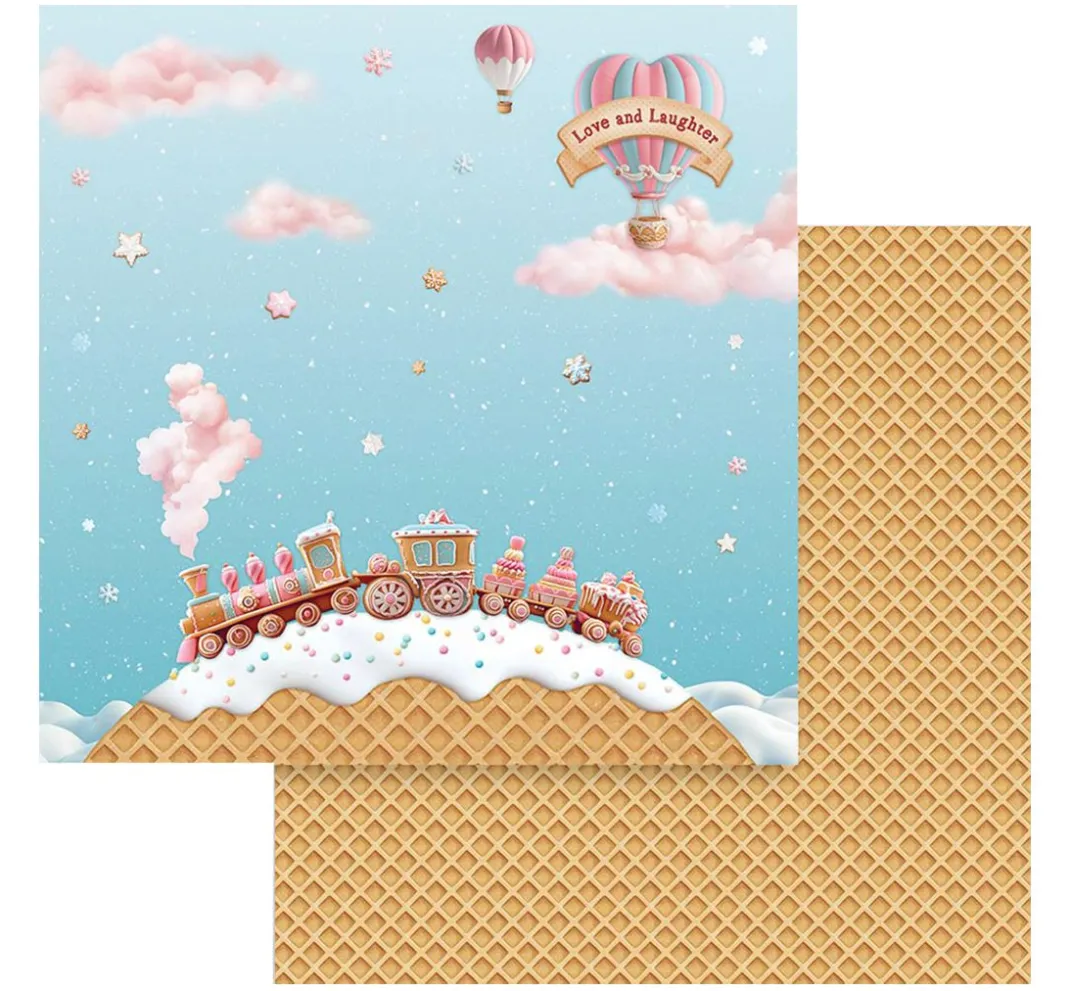 Stamperia Farb- & Motivblöcke|Scrapbooking>Scrapbook-Block "Candy Christmas"