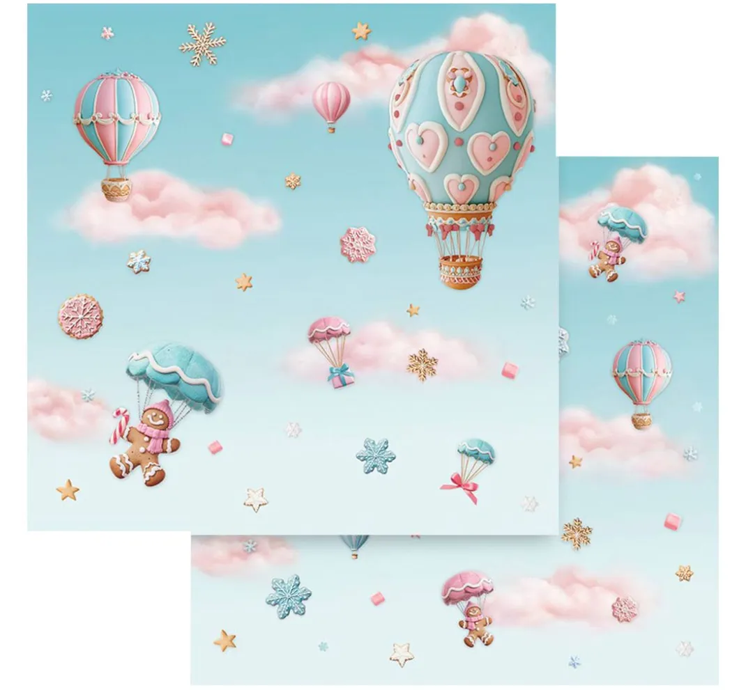 Stamperia Farb- & Motivblöcke|Scrapbooking>Scrapbook-Block "Candy Christmas"