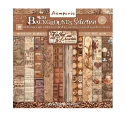 Stamperia Farb- & Motivblöcke|Scrapbooking>Scrapbook-Block "Coffee and Chocolate - Backgrounds"