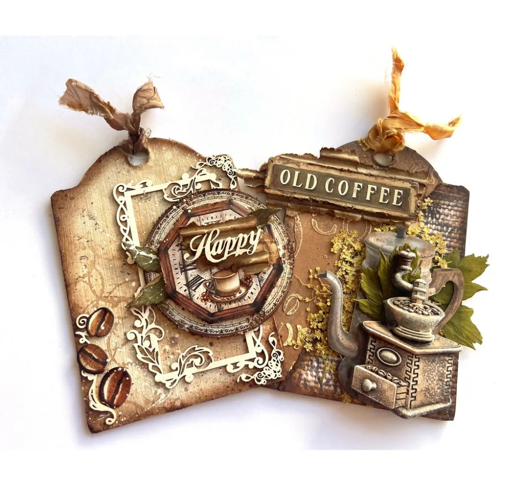 Stamperia Farb- & Motivblöcke|Scrapbooking>Scrapbook-Block "Coffee and Chocolate - Backgrounds"