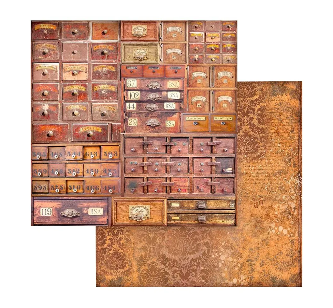 Stamperia Farb- & Motivblöcke|Scrapbooking>Scrapbook-Block "Coffee and Chocolate - Backgrounds"