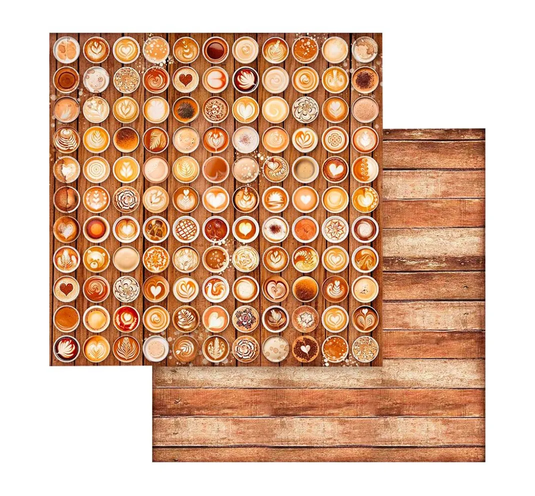 Stamperia Farb- & Motivblöcke|Scrapbooking>Scrapbook-Block "Coffee and Chocolate - Backgrounds"
