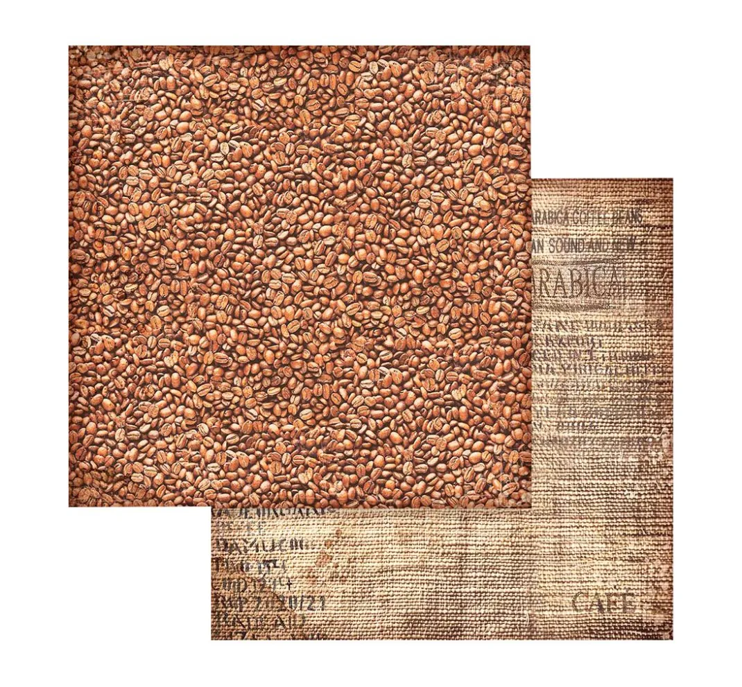 Stamperia Farb- & Motivblöcke|Scrapbooking>Scrapbook-Block "Coffee and Chocolate - Backgrounds"
