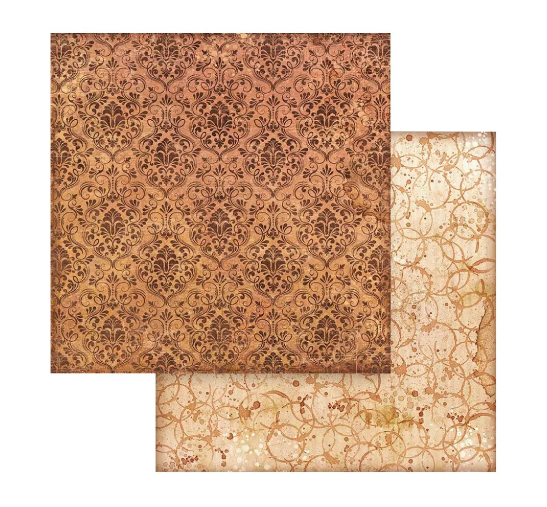 Stamperia Farb- & Motivblöcke|Scrapbooking>Scrapbook-Block "Coffee and Chocolate - Backgrounds"