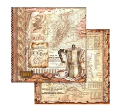 Stamperia Farb- & Motivblöcke|Scrapbooking>Scrapbook-Block "Coffee and Chocolate"