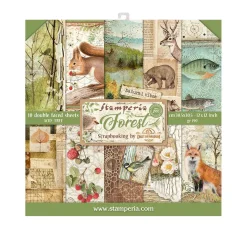 Stamperia Farb- & Motivblöcke|Scrapbooking>Scrapbook-Block "Forest"