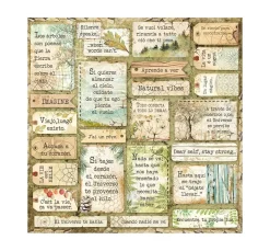 Stamperia Farb- & Motivblöcke|Scrapbooking>Scrapbook-Block "Forest"