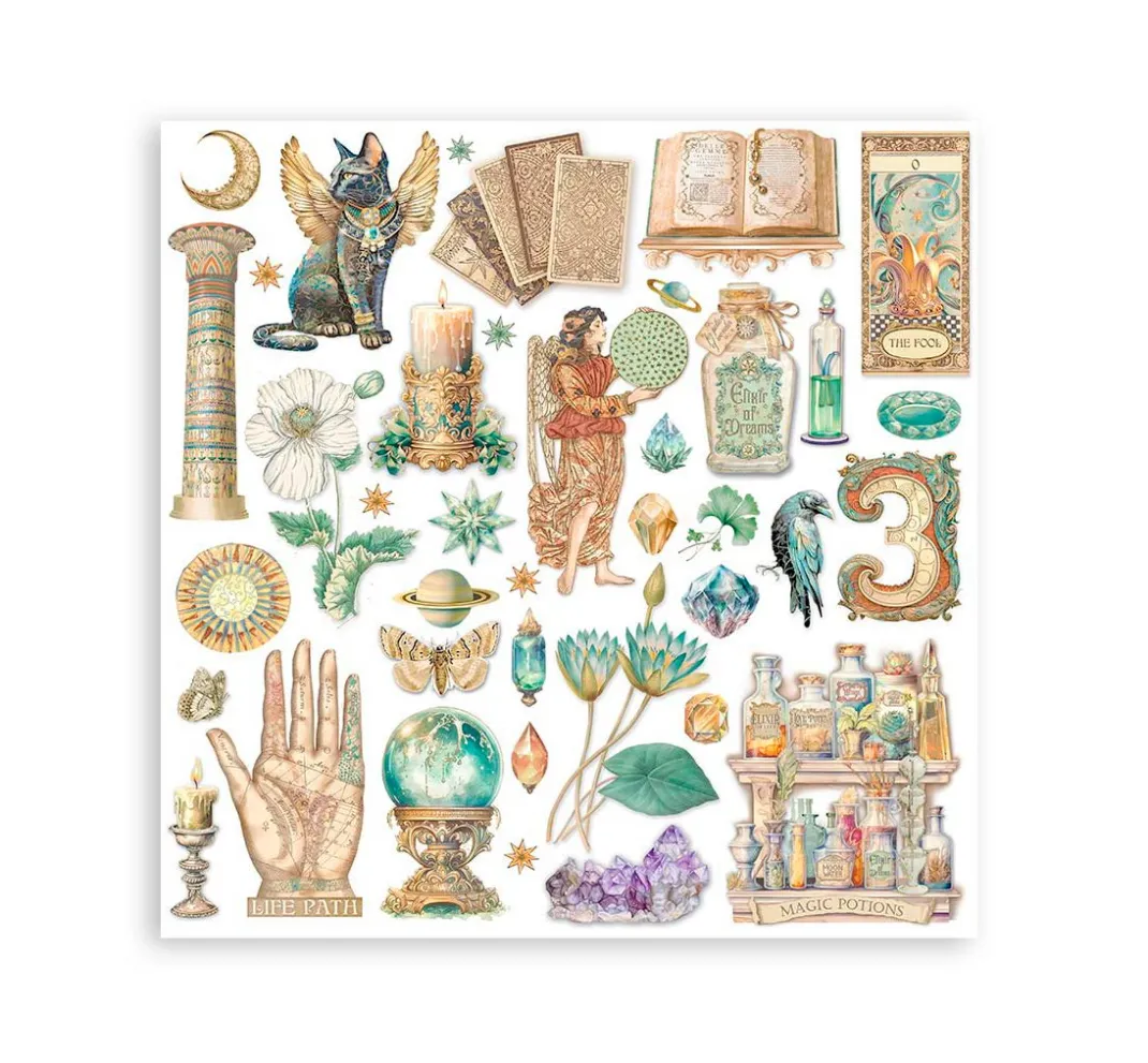 Stamperia Farb- & Motivblöcke|Scrapbooking>Scrapbook-Block "Fortune"