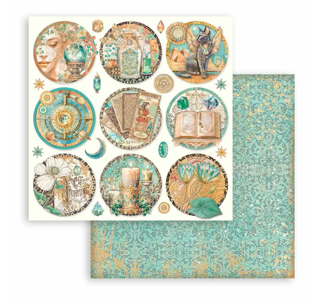 Stamperia Farb- & Motivblöcke|Scrapbooking>Scrapbook-Block "Fortune"