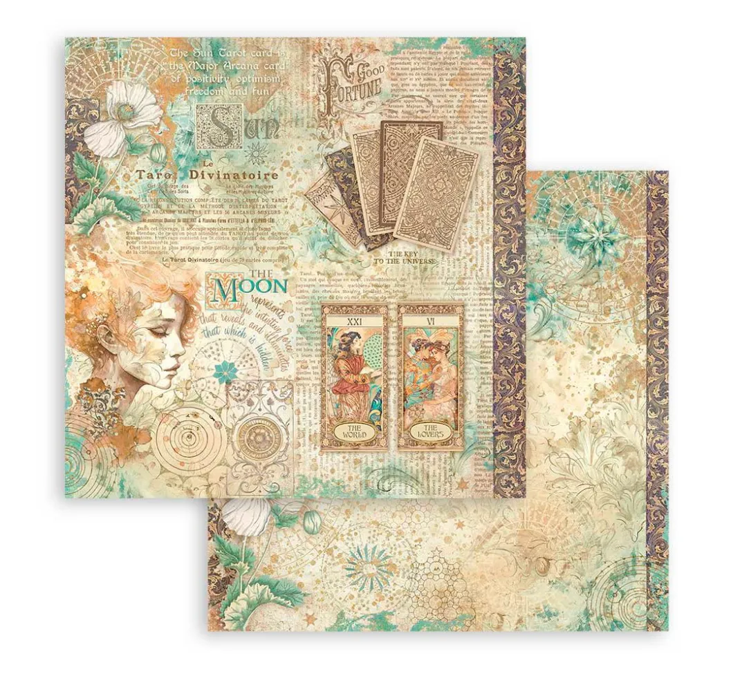 Stamperia Farb- & Motivblöcke|Scrapbooking>Scrapbook-Block "Fortune"