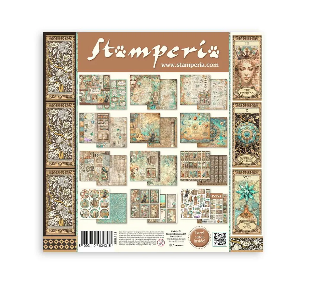 Stamperia Farb- & Motivblöcke|Scrapbooking>Scrapbook-Block "Fortune"