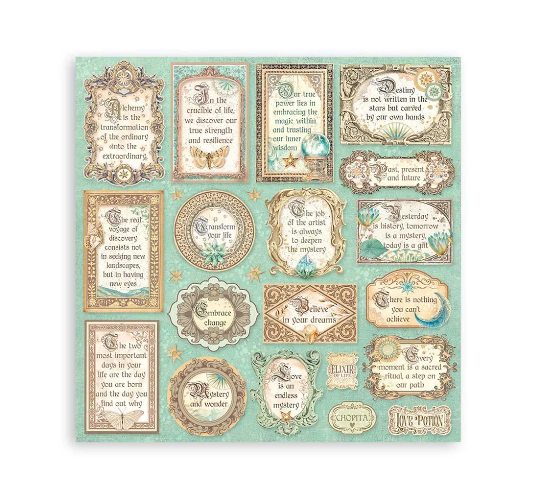 Stamperia Farb- & Motivblöcke|Scrapbooking>Scrapbook-Block "Fortune"