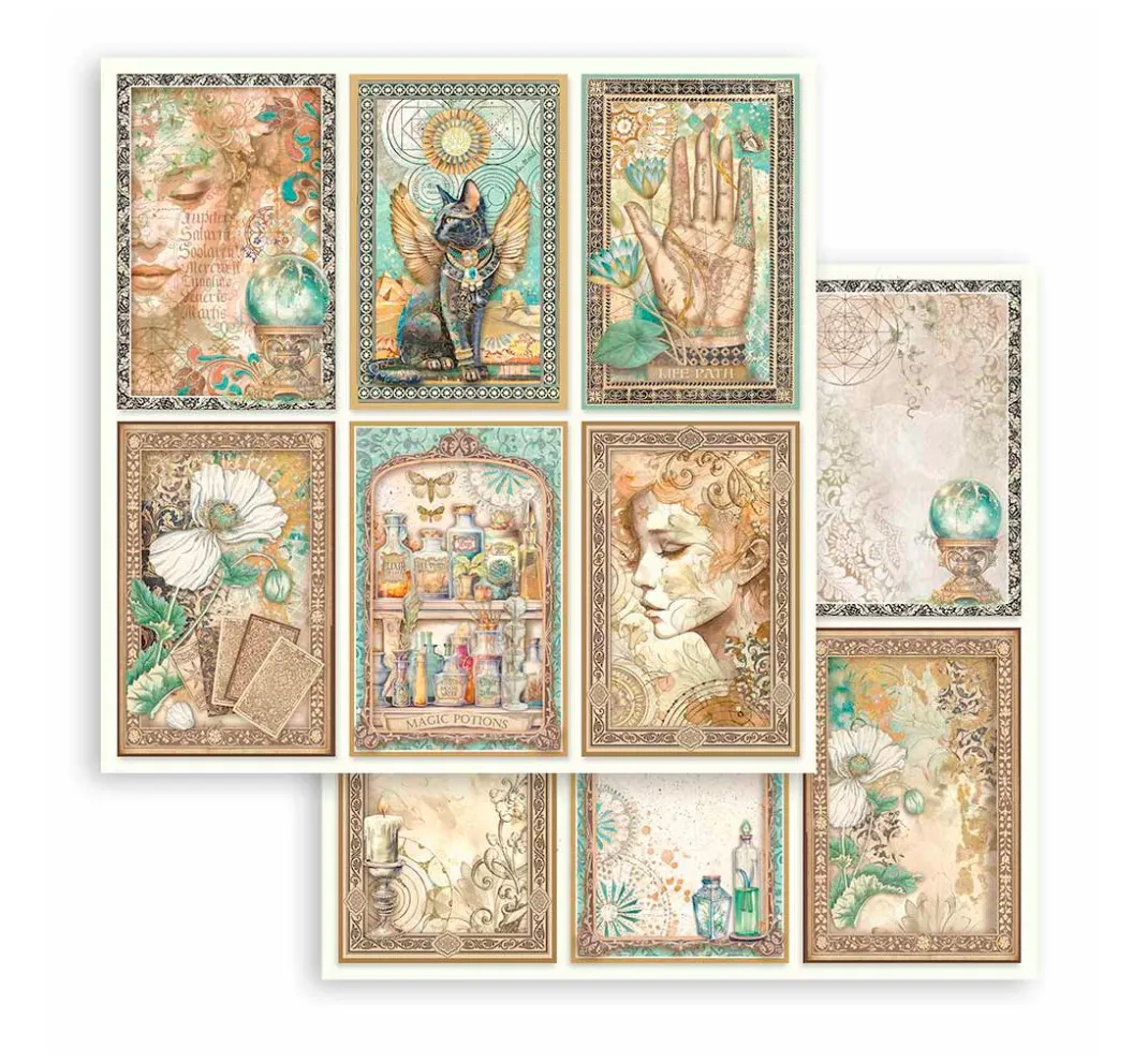 Stamperia Farb- & Motivblöcke|Scrapbooking>Scrapbook-Block "Fortune"