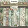 Stamperia Scrapbooking|Farb- & Motivblöcke>Scrapbook-Block "Herbarium Silvae Backgrounds"