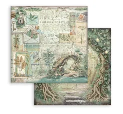 Stamperia Scrapbooking|Farb- & Motivblöcke>Scrapbook-Block "Herbarium Silvae"