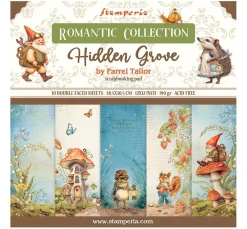 Stamperia Farb- & Motivblöcke|Scrapbooking>Scrapbook-Block "Hidden Grove"