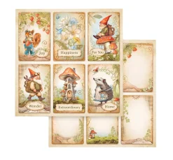Stamperia Farb- & Motivblöcke|Scrapbooking>Scrapbook-Block "Hidden Grove"