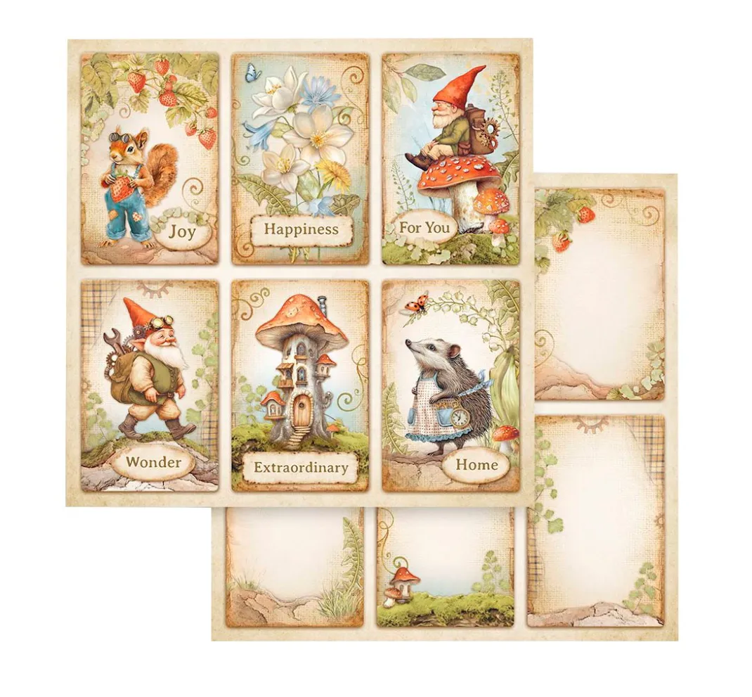 Stamperia Farb- & Motivblöcke|Scrapbooking>Scrapbook-Block "Hidden Grove"