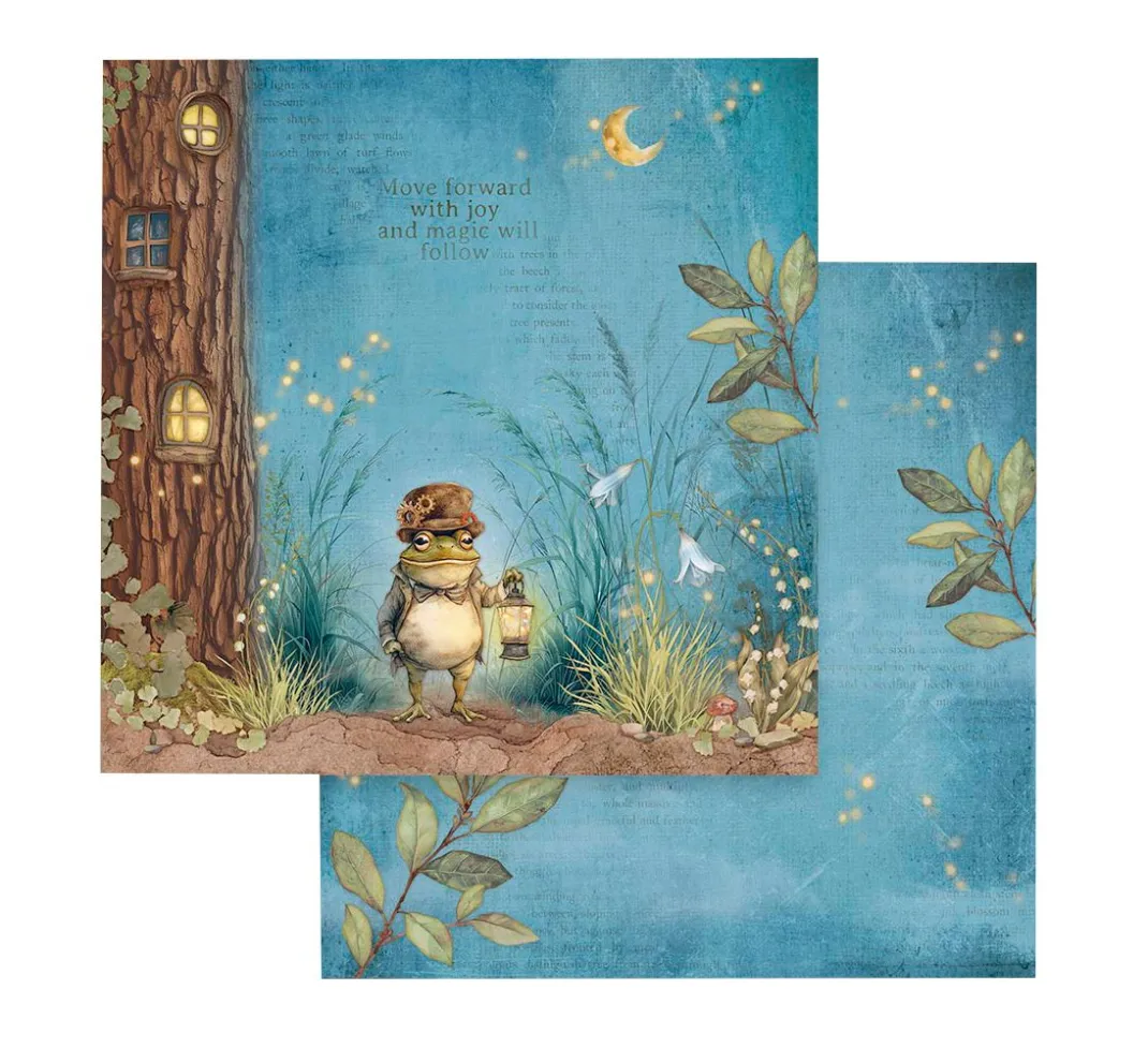 Stamperia Farb- & Motivblöcke|Scrapbooking>Scrapbook-Block "Hidden Grove"