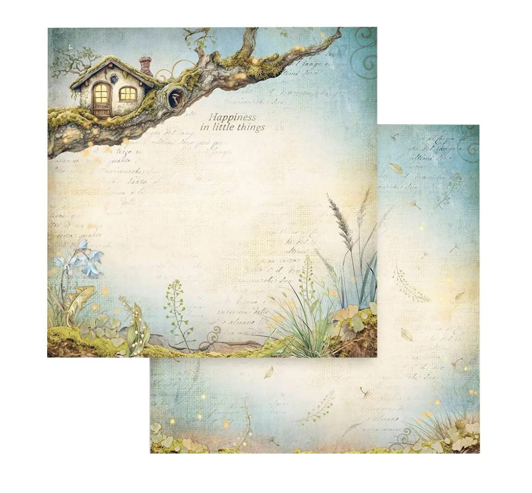Stamperia Farb- & Motivblöcke|Scrapbooking>Scrapbook-Block "Hidden Grove"