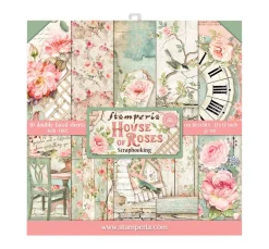 Stamperia Farb- & Motivblöcke|Scrapbooking>Scrapbook-Block "House of Roses"
