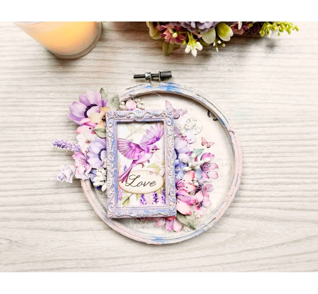 Stamperia Farb- & Motivblöcke|Scrapbooking>Scrapbook-Block "Lavender"