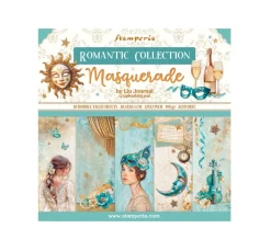 Stamperia Farb- & Motivblöcke|Scrapbooking>Scrapbook-Block "Masquerade"