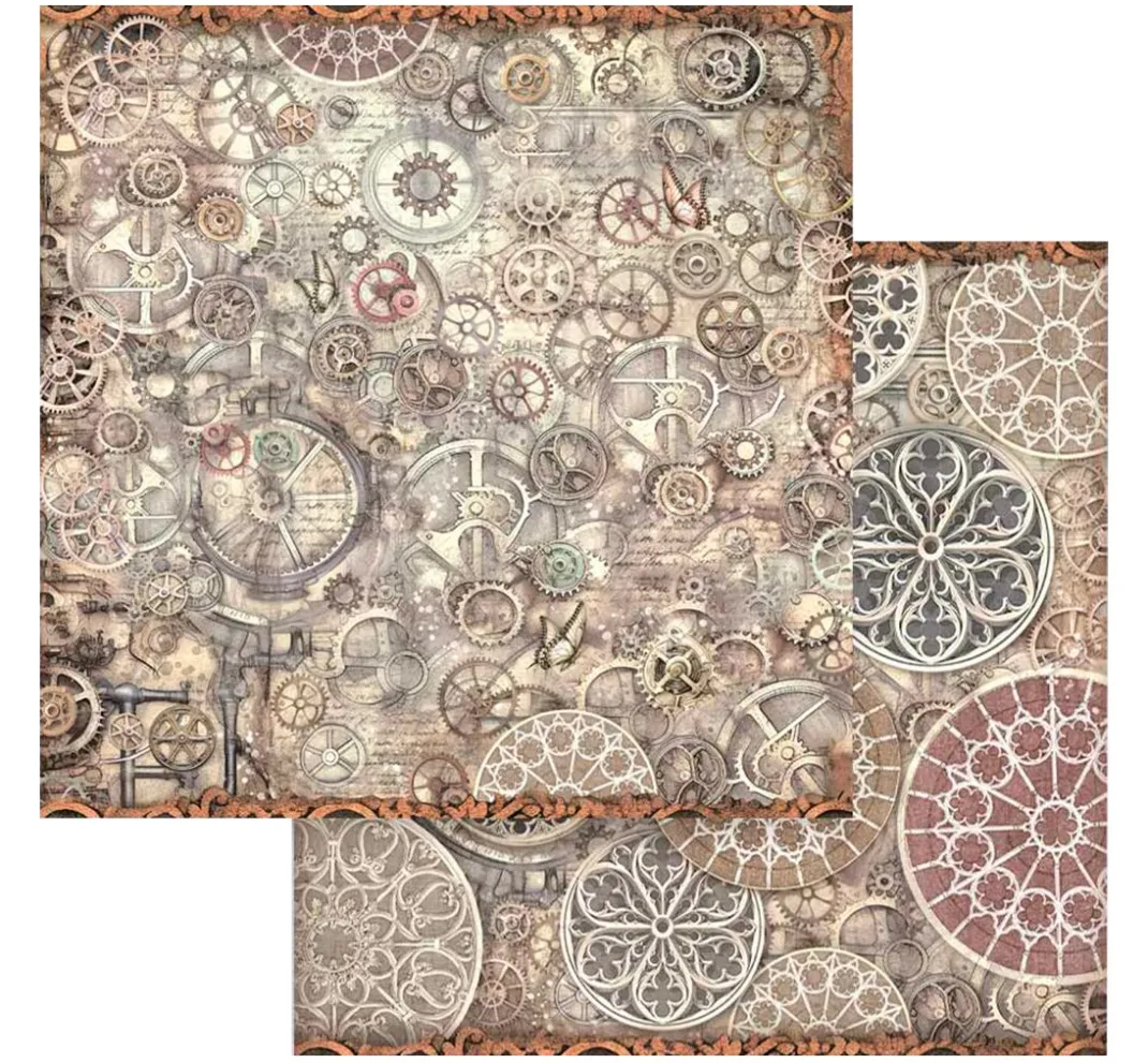 Stamperia Farb- & Motivblöcke|Scrapbooking>Scrapbook-Block "Master of Magic - Backgrounds"
