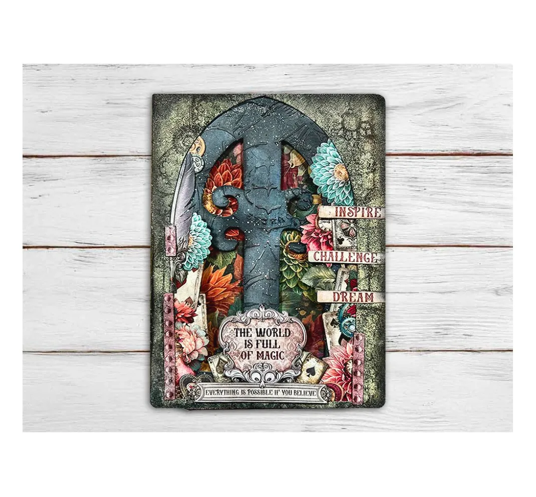 Stamperia Farb- & Motivblöcke|Scrapbooking>Scrapbook-Block "Master of Magic - Backgrounds"