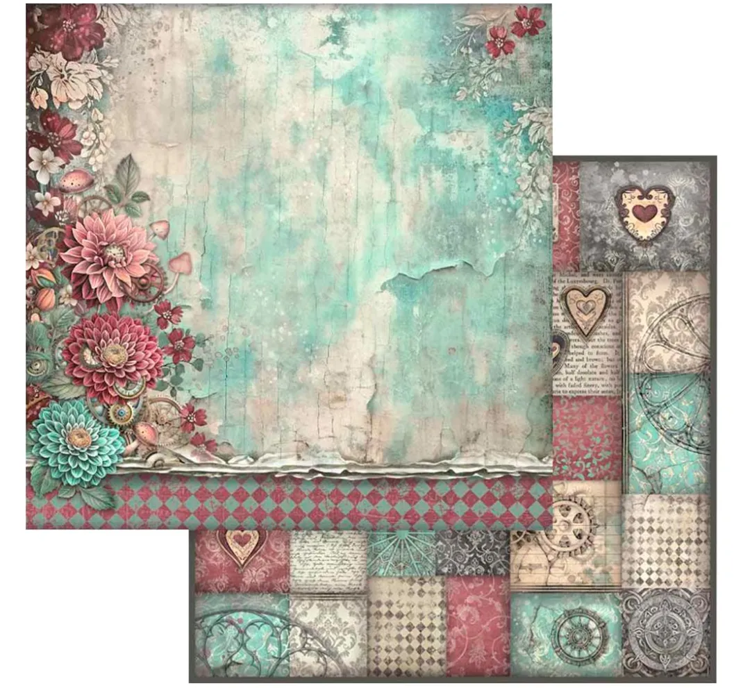 Stamperia Farb- & Motivblöcke|Scrapbooking>Scrapbook-Block "Master of Magic - Backgrounds"