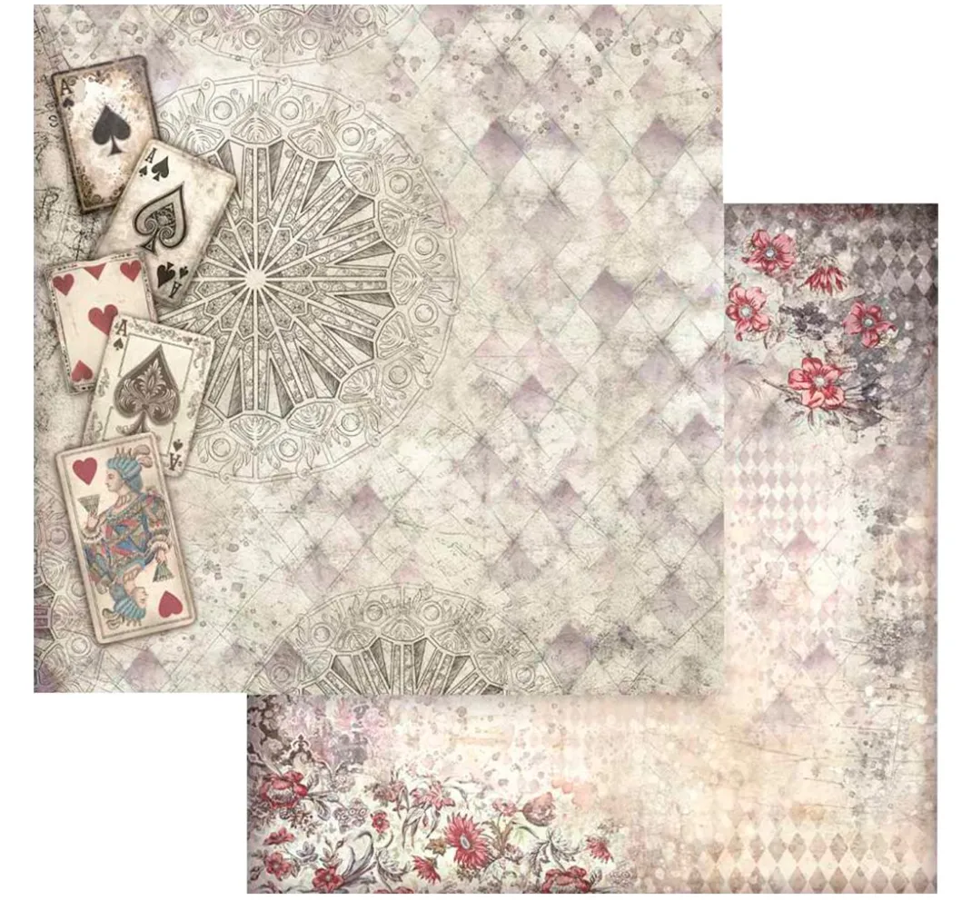 Stamperia Farb- & Motivblöcke|Scrapbooking>Scrapbook-Block "Master of Magic - Backgrounds"