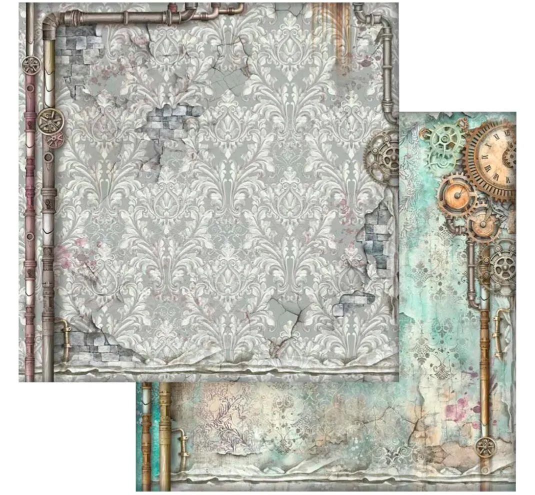 Stamperia Farb- & Motivblöcke|Scrapbooking>Scrapbook-Block "Master of Magic - Backgrounds"
