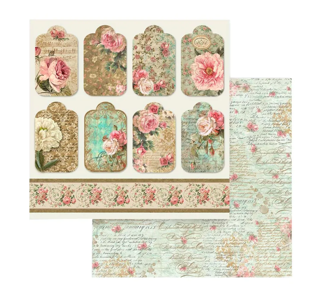 Stamperia Farb- & Motivblöcke|Scrapbooking>Scrapbook-Block "Precious"