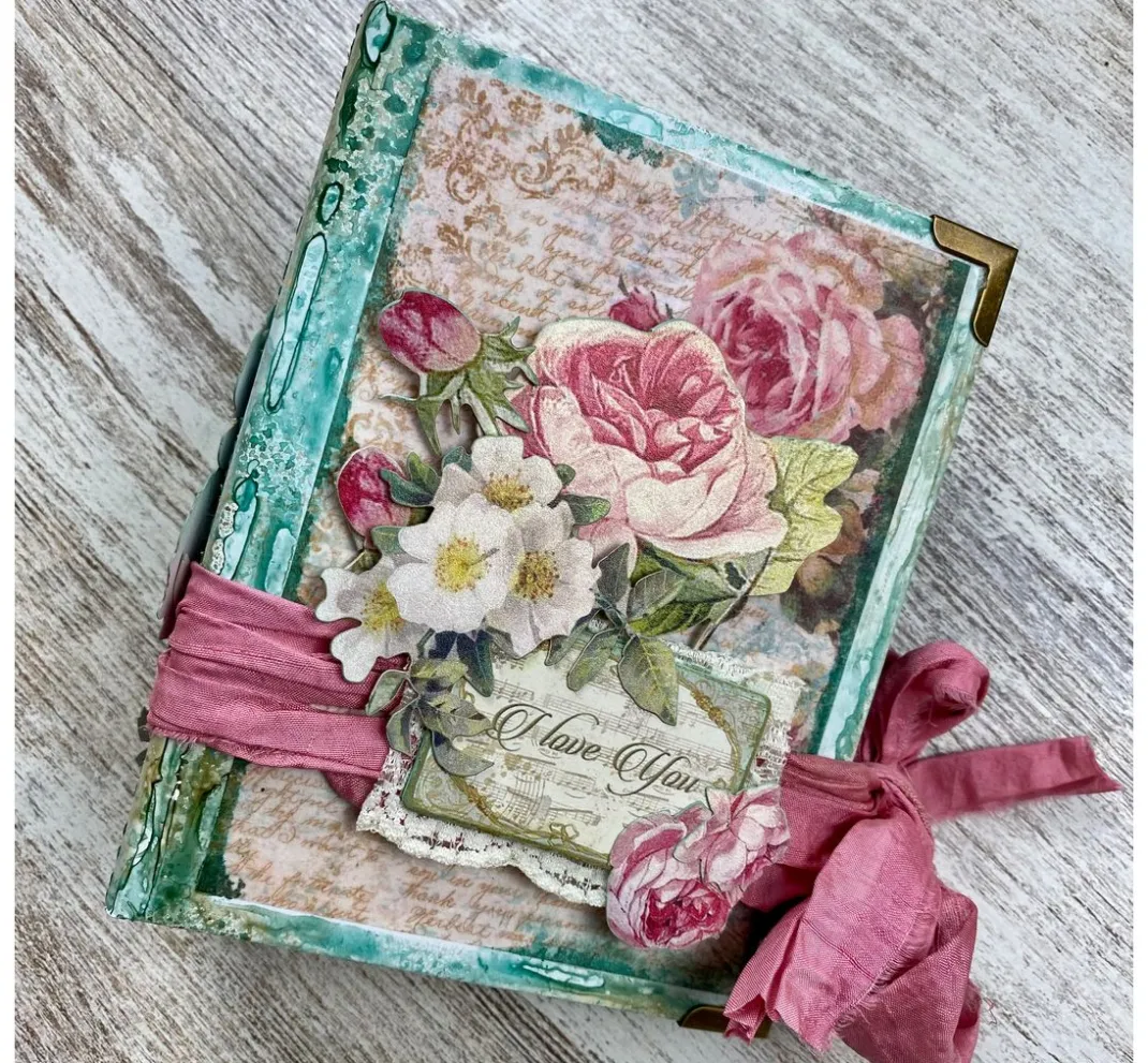 Stamperia Farb- & Motivblöcke|Scrapbooking>Scrapbook-Block "Precious"