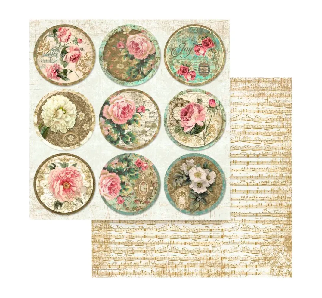Stamperia Farb- & Motivblöcke|Scrapbooking>Scrapbook-Block "Precious"
