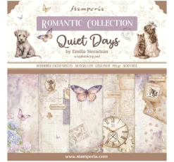 Stamperia Scrapbooking|Farb- & Motivblöcke>Scrapbook-Block "Quiet Days"