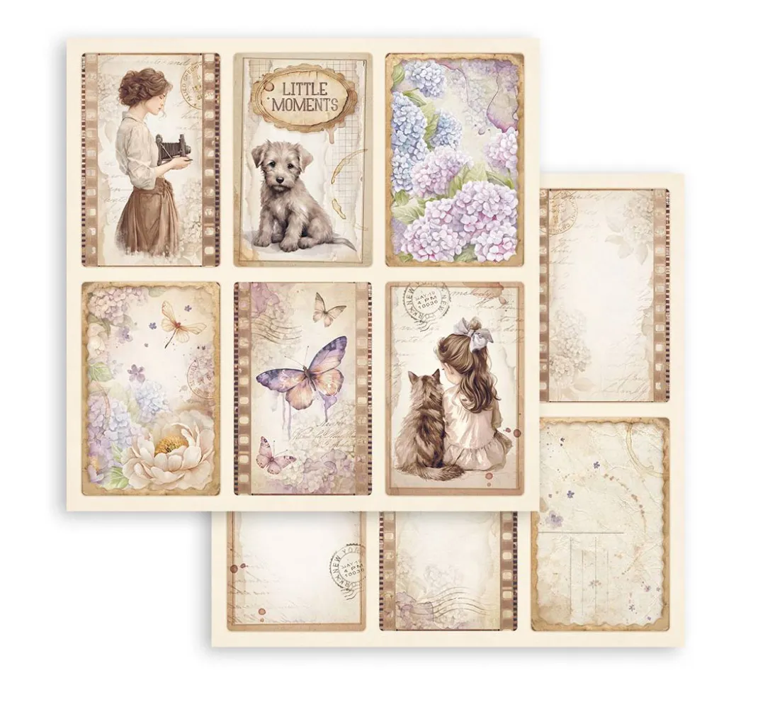 Stamperia Scrapbooking|Farb- & Motivblöcke>Scrapbook-Block "Quiet Days"