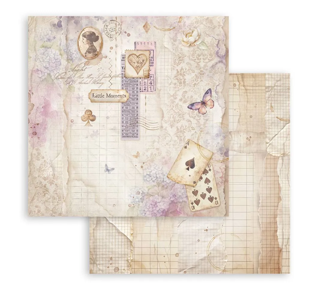 Stamperia Scrapbooking|Farb- & Motivblöcke>Scrapbook-Block "Quiet Days"