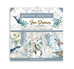 Stamperia Farb- & Motivblöcke|Scrapbooking>Scrapbook-Block "Sea Dream"