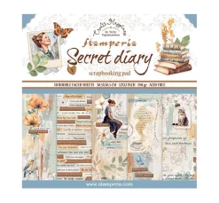 Stamperia Farb- & Motivblöcke|Scrapbooking>Scrapbook-Block "Secret Diary"