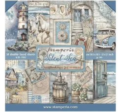 Stamperia Farb- & Motivblöcke|Scrapbooking>Scrapbook-Block "Silent Sea"