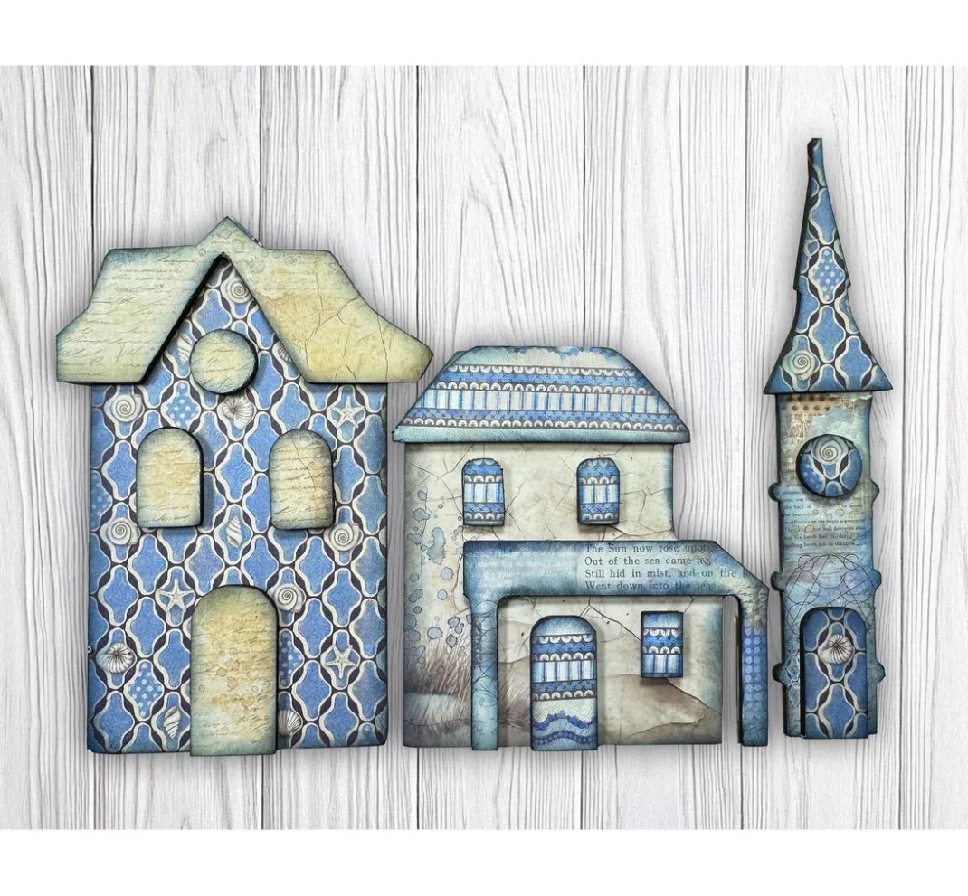 Stamperia Farb- & Motivblöcke|Scrapbooking>Scrapbook-Block "Silent Sea"