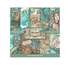 Stamperia Farb- & Motivblöcke|Scrapbooking>Scrapbook-Block "Songs of the Sea"